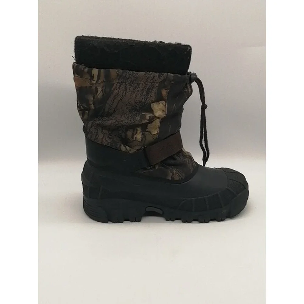 Outbrook Boots Mens Multicolor 8 Hunting Duck Shoe Lined Camo Hook Loop Strap